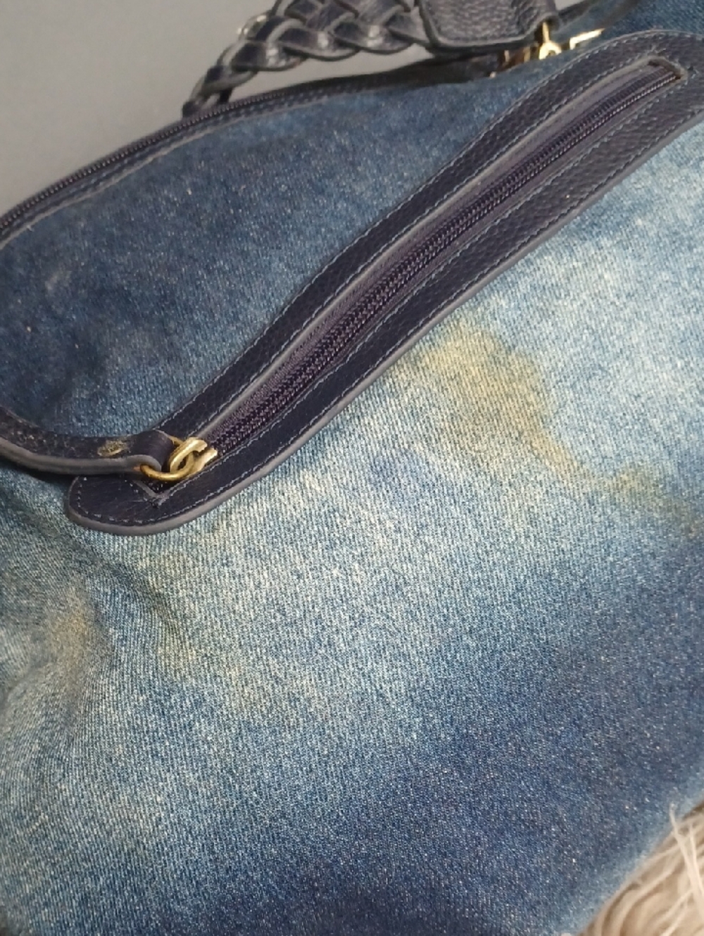 Y2K Denim Dragon Large Tote - Picture 7 of 16